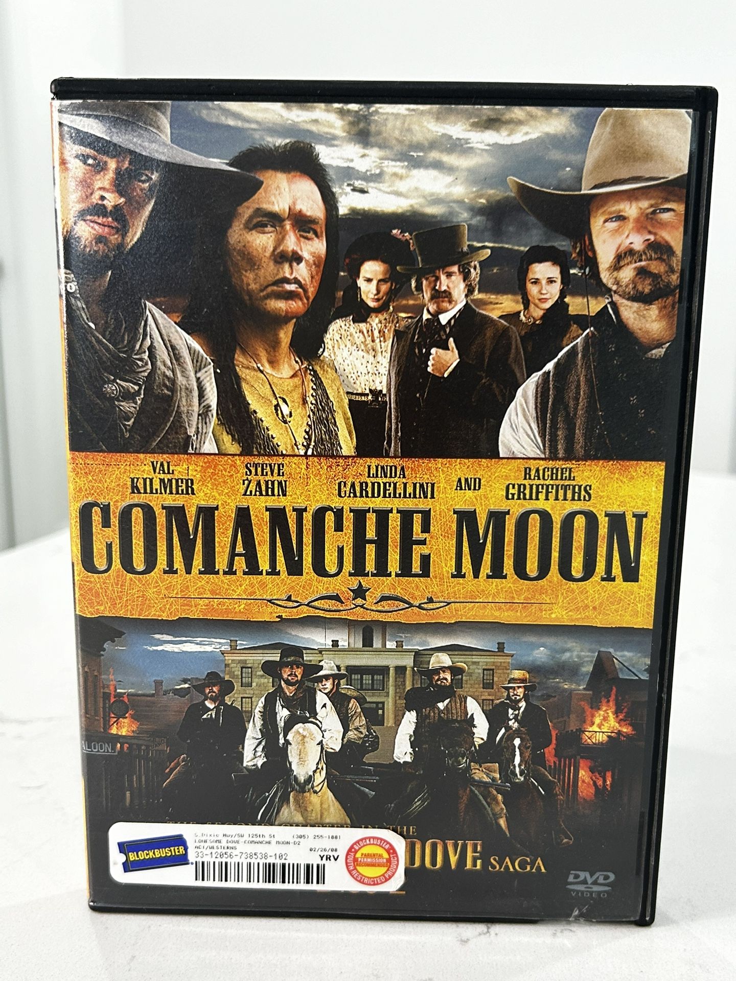 Comanche Moon DVD, The Lonesome Dove Saga Blockbuster