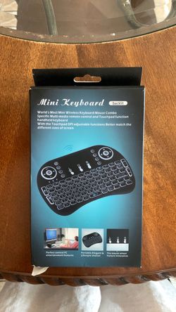 Mini Backlit Wireless Keyboard with Touchpad