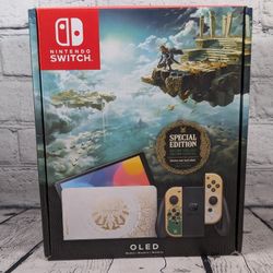 Nintendo Switch Zelda Tears Of The Kingdom Console Brand New!!