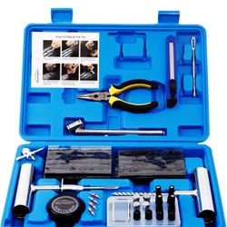 Tire Repair Kit - 68pcs Heavy Duty Tire Plug Kit, Universal Tire Repair Tools to Fix Punctures and Plug Flats Patch Kit for car Motorcycle, Truck, ARB