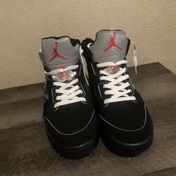 jordan 5 black metallic 