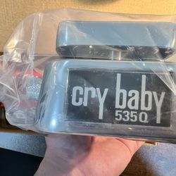 Dunlop 535QC Chrome Cry Baby Wah Pedal NEW