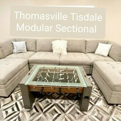 Modular Sectional Couch Sofa With Ottoman 