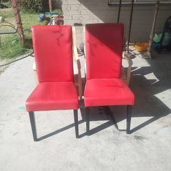 Pairs Of Dining Room Chairs-both 