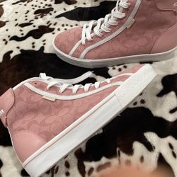 Pink Coach High tops 