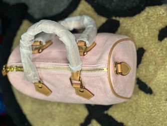 Pink Mini Speedy-Style Handbag