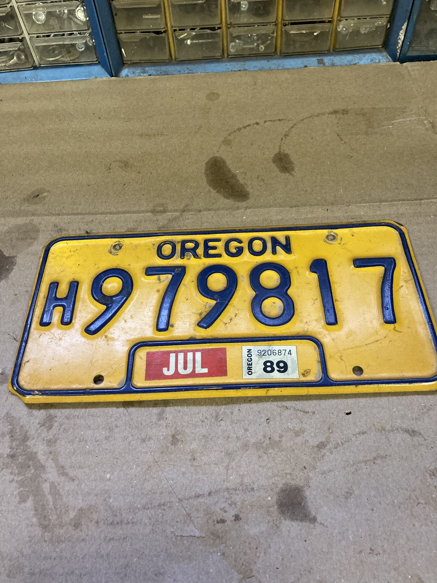 License Plate Oregon