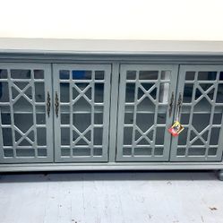 New Sage Green 4-Door Accent Console Table Delivery 🚚 💨 set up included