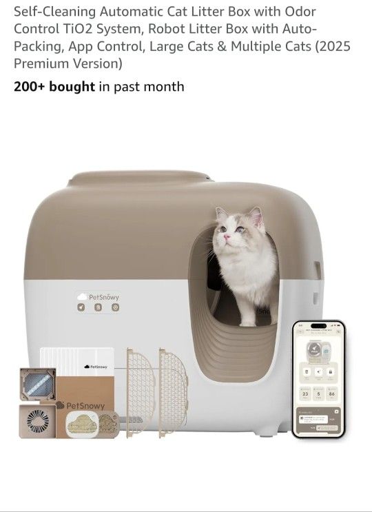 PetSnowy. Self-Cleaning Automatic Cat Litter Box