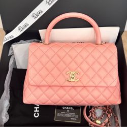 Chanel Coco Medium Cavier Baby Pink