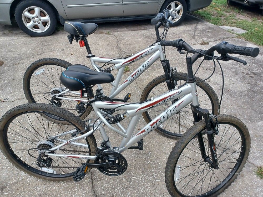 2 Pacific Derby Bikes Bicycles with 26" Tires Both For - $50 FIRM