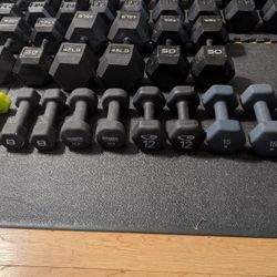 Neoprene Coated Dumbbells Set