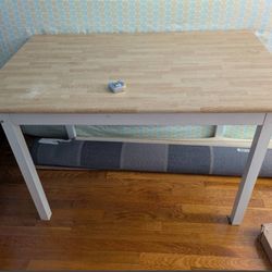 Laminated Table with Metal Frame - Good Crafting Table