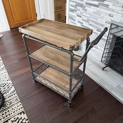 Bar Cart w/ Wheels