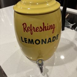 Big Lemonade Ceramic Jar