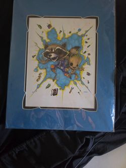 New Disneyland Resort I Am Chris Uminga Guardians Of The Galaxy Print