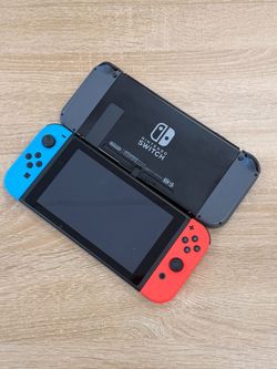Nintendo Switch - V2 with Neon Green and Neon Pink Joy-Con