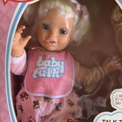 Vintage Baby Talk Doll New In Unopened Box