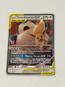 Eevee & Snorlax GX #120 - Team Up NM