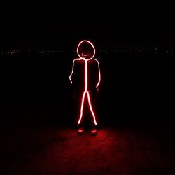 Glowy Zoey LED Stickman Costume