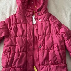 $10 OBO-Carters Fleece Lined Puffer Jacket Size 2t