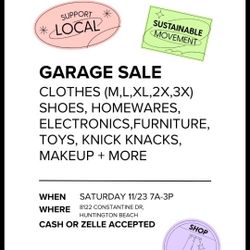 Garage SALE
