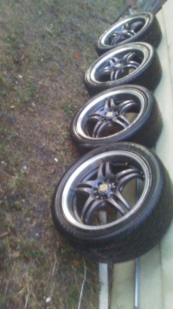 17 in Custom Exel Universal rims n tires