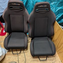 Nrg Seats With 350z Brakets