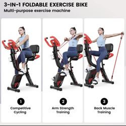 Home Gym 3in1 foldable indoor exercise bike