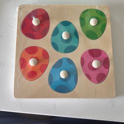 New - Peg Dinosaur Puzzle 