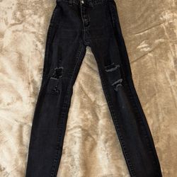 Women’s Black Ripped Jeans Small