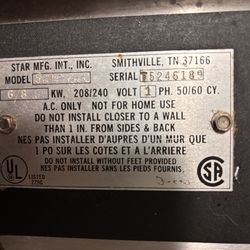 Star 524TGA commercial griddle