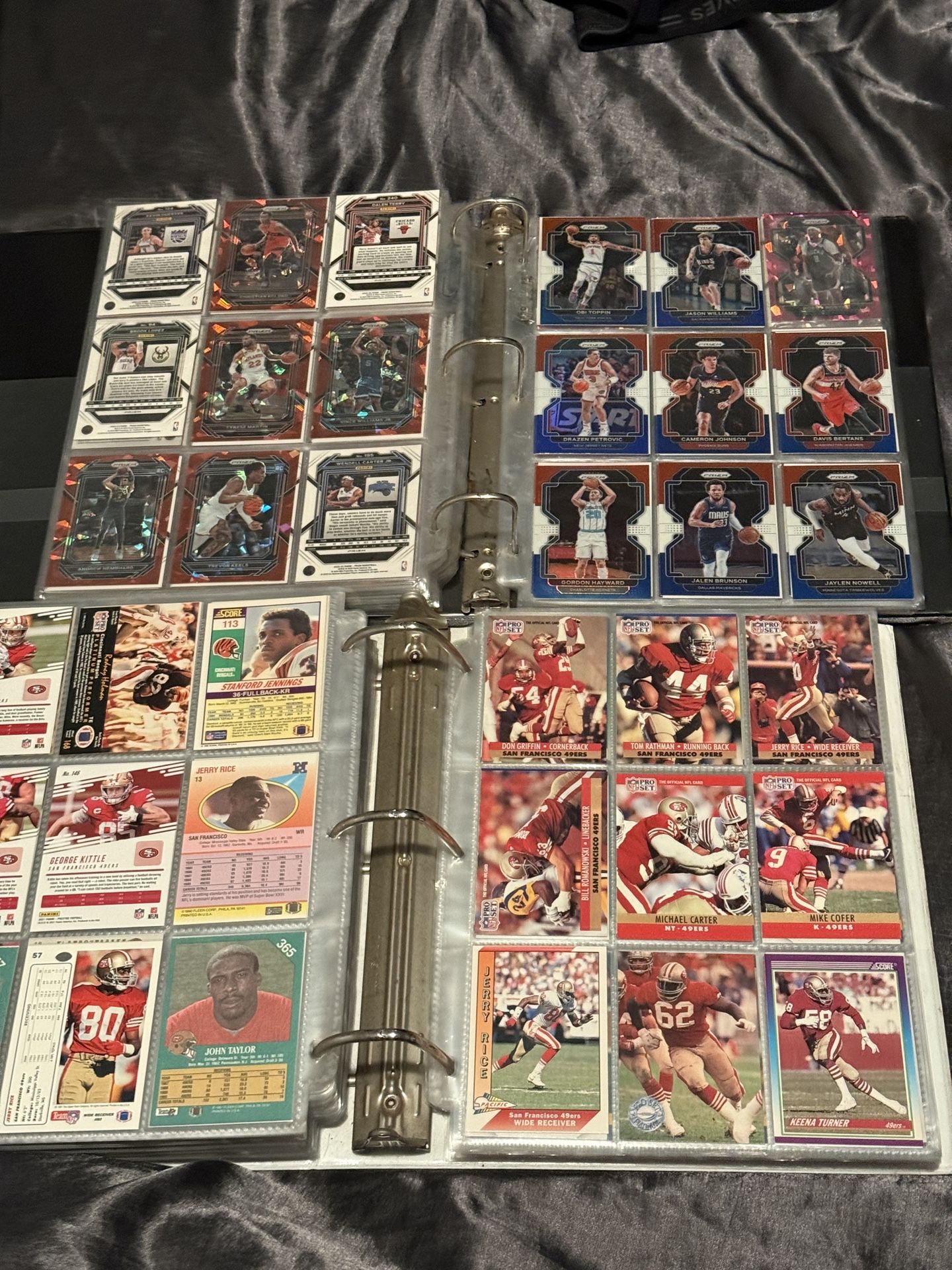 2 Binders Of Sports Cards