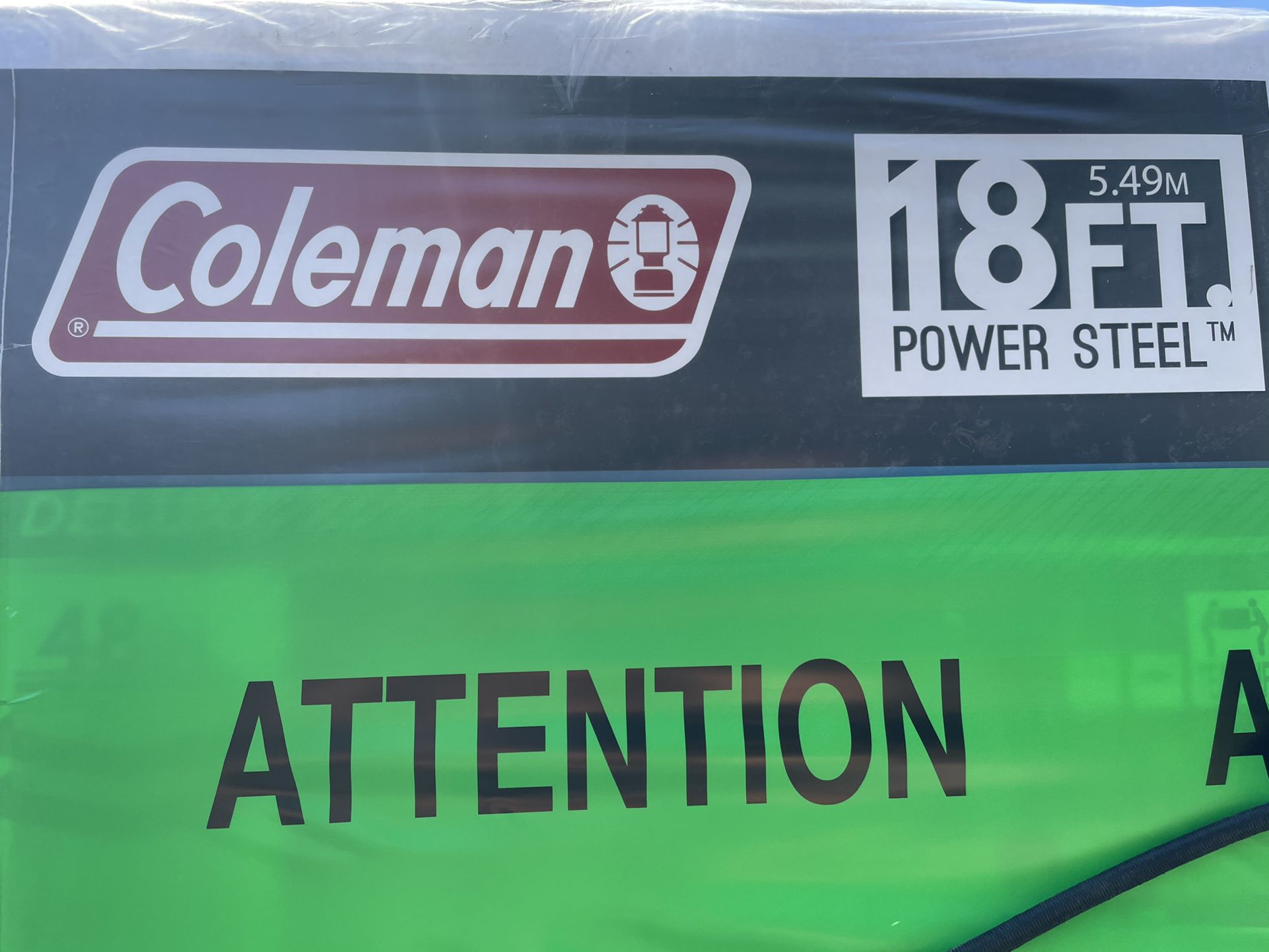 Photo New In Box 18 Foot Coleman