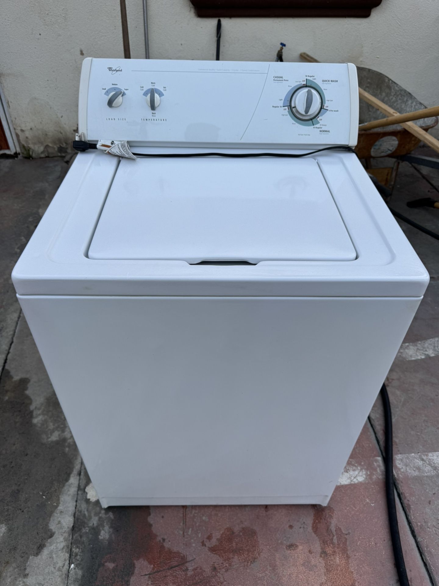 Whirlpool Washer Extra large Capacity Heavy Duty