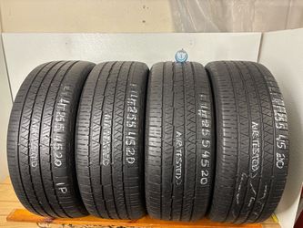 Set 4 tires 255 45 20 Continental Crosscontact lx sport high tread