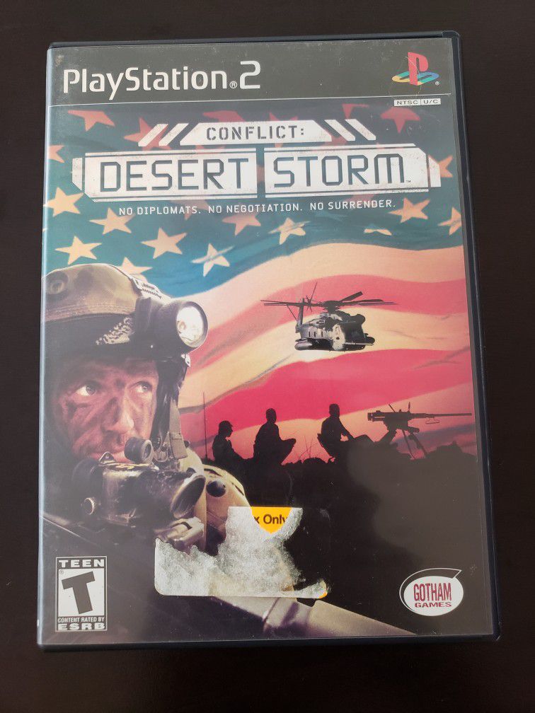 Conflict: Desert Storm (Sony PlayStation 2 PS2, 2002) CIB Complete w/ Manual