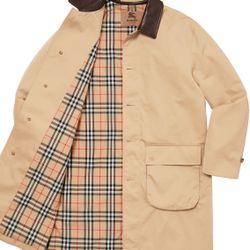 SUPREME/BURBERRY TRENCH TAN