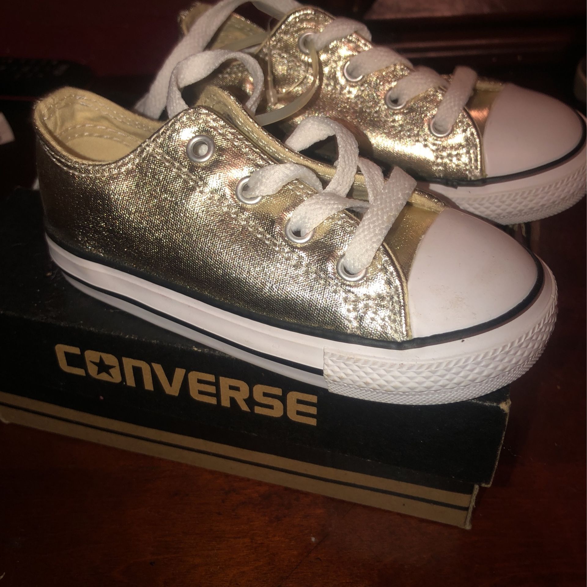 converse for little girl size 8!