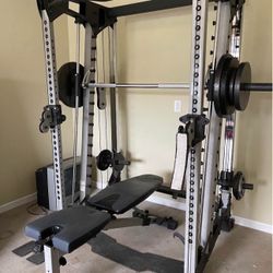 Nautilus Smith Machine with plates & accessories