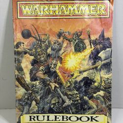 Warhammer Rulebook 1992 Games Workshop GW Rulebook Vintage USED FLAW SEE