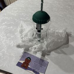 Glass Starbucks Bearista Cold Cup Authentic With Proof