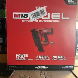 Milwaukee 2744-20 M18 FUEL 21-Degree Framing Nailer