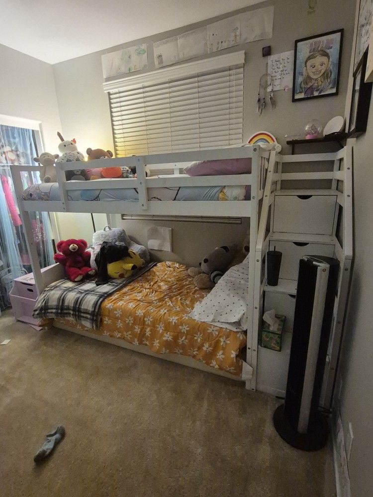 Twin Size Bunk Bed Frame 