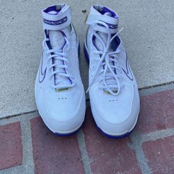 Nike Air Zoom Huarache 2K4 'White Pro Purple' — Size 12