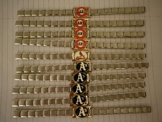 S.F. Giants,A’s and Stl. Cardinals bracelets