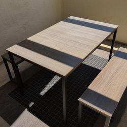 Table With Bench Seats
