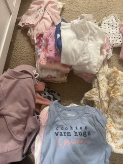 3-6 Months babygirl clothes 91pieces