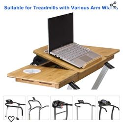 Universal Treadmill Desk Workstation, Treadmill Desk Attachment, Laptop Desk Tray