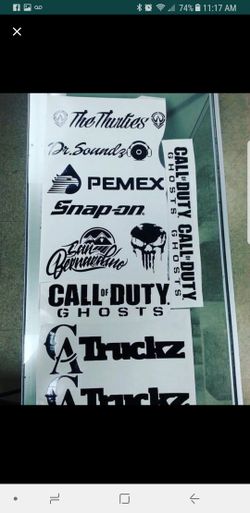 Custom decals starting at 4.99